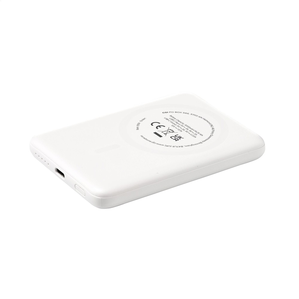 Optima GRS 5000mAh Magnetic Powerbank - weiß