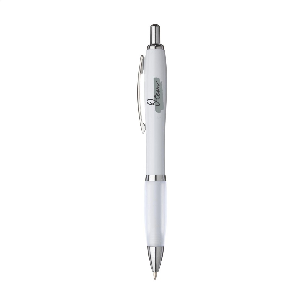 Athos White Kugelschreiber - weiß (± PMS White)