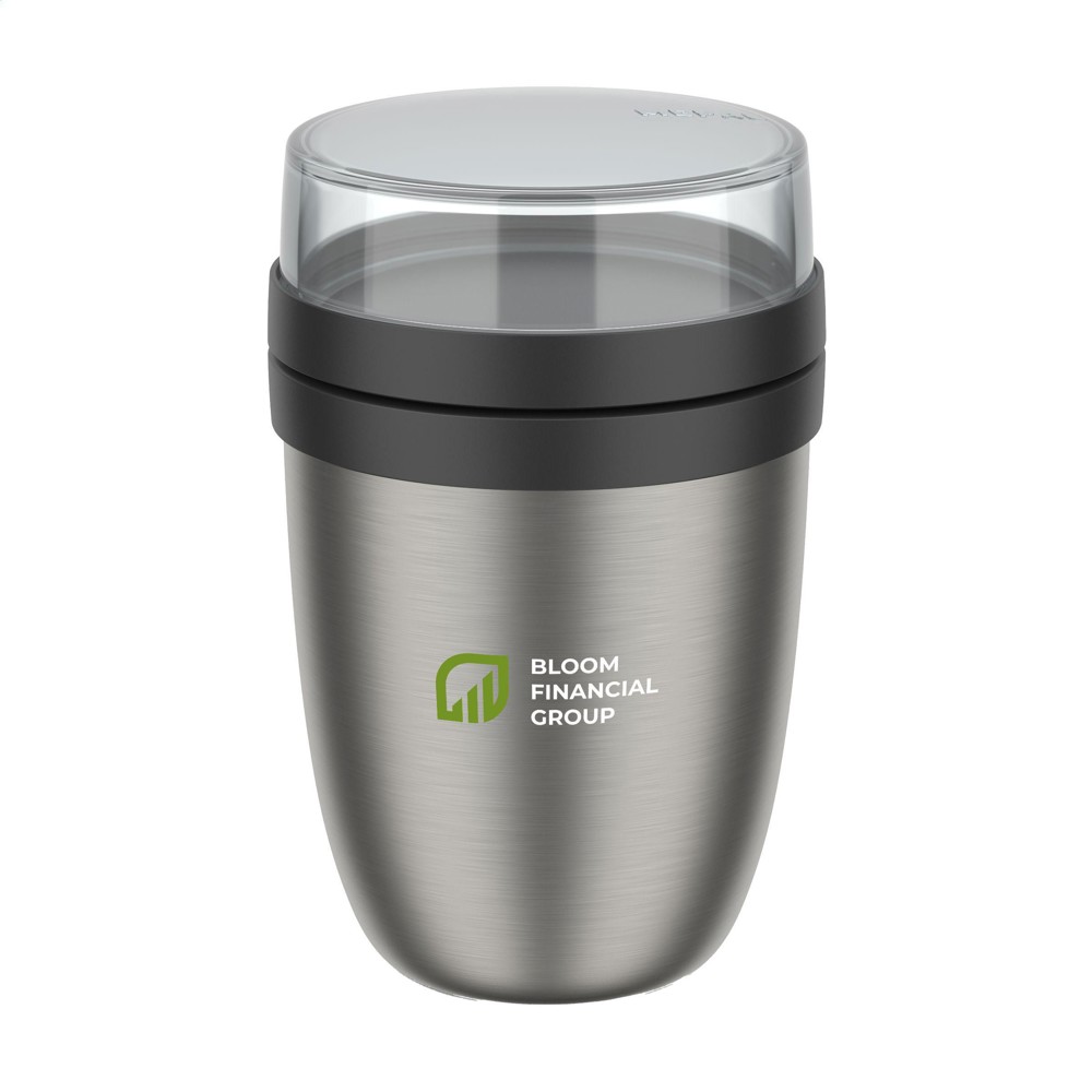 Mepal Isolierter Edelstahl Lunchpot Ellipse 500 ml - schwarz