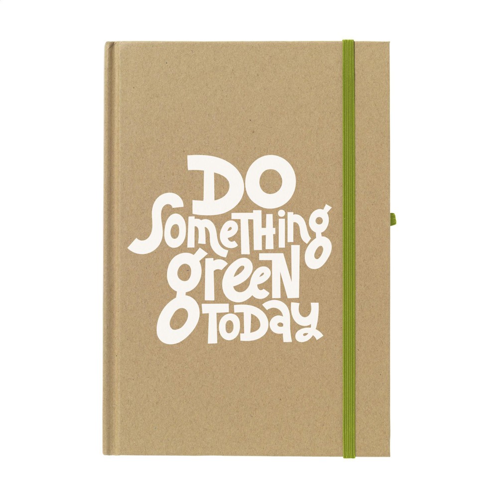 ECO Notebook A5 Notizbuch - grün (± PMS 583U)