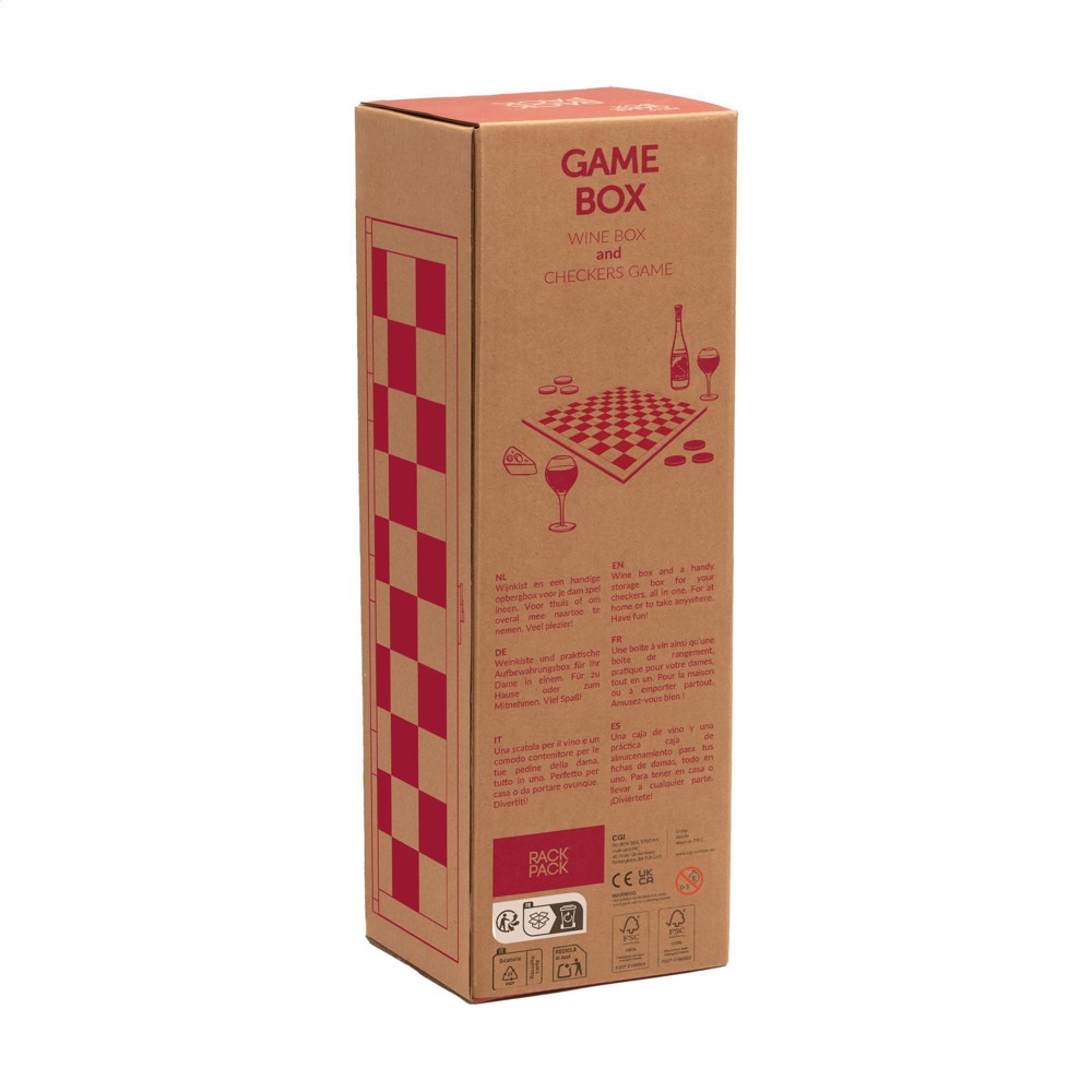 Rackpack Gamebox Checkers