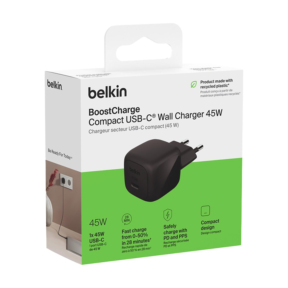 Belkin 45W USB PD Wall Ladestecker mit PPS