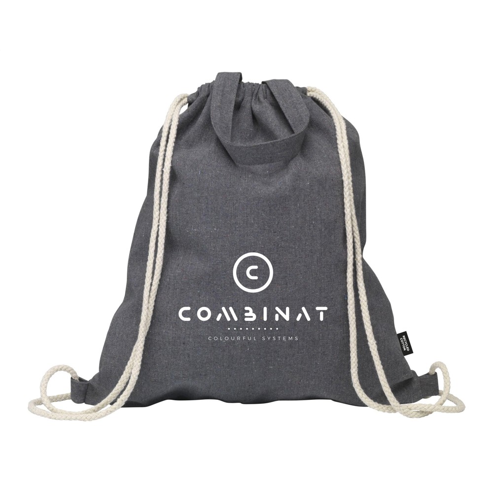 GRS Recycled Cotton PromoBag Plus (180 g/m²) Rucksack - dunkelgrau