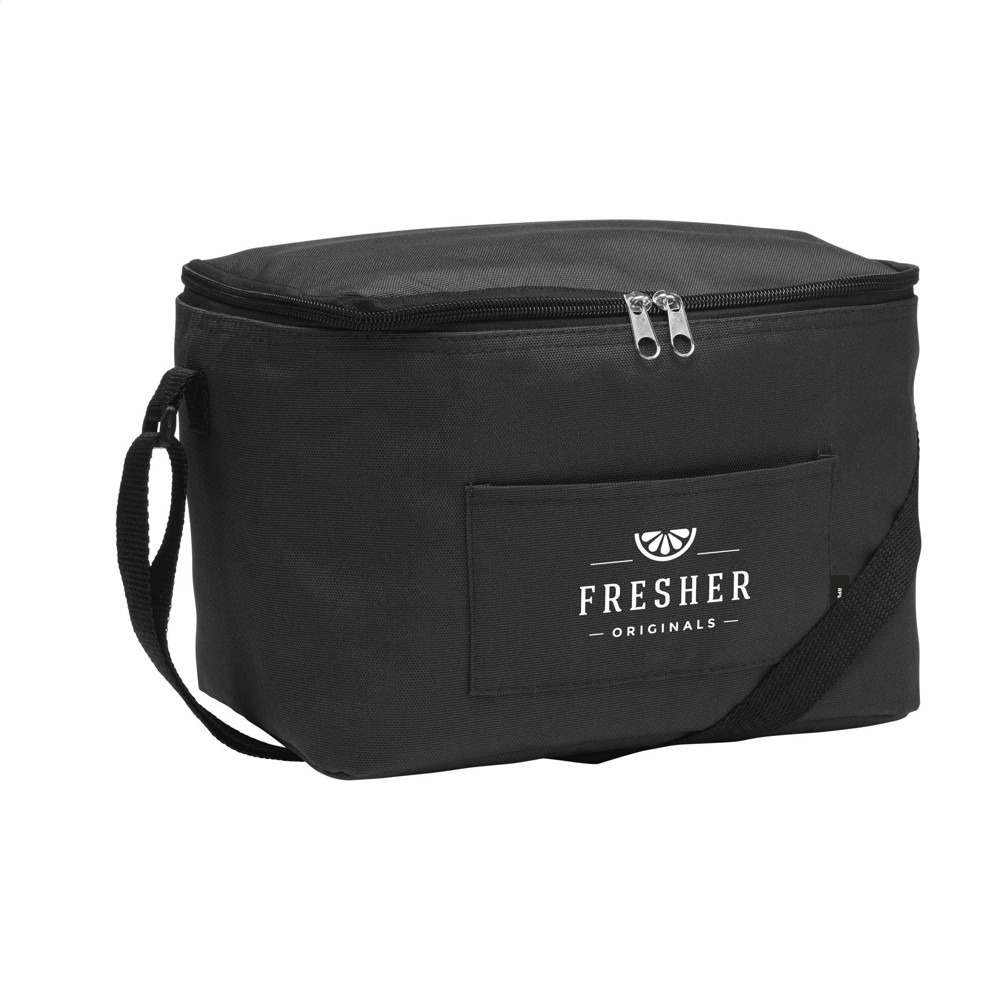 Zembla GRS RPET Kühltasche - schwarz (± PMS Black)