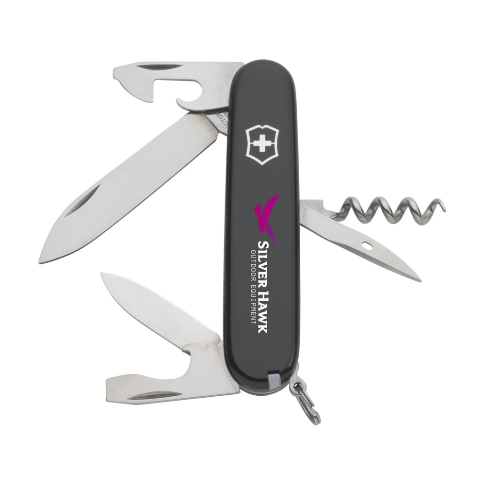 Victorinox Spartan Taschenmesser - schwarz (± PMS BlackC)