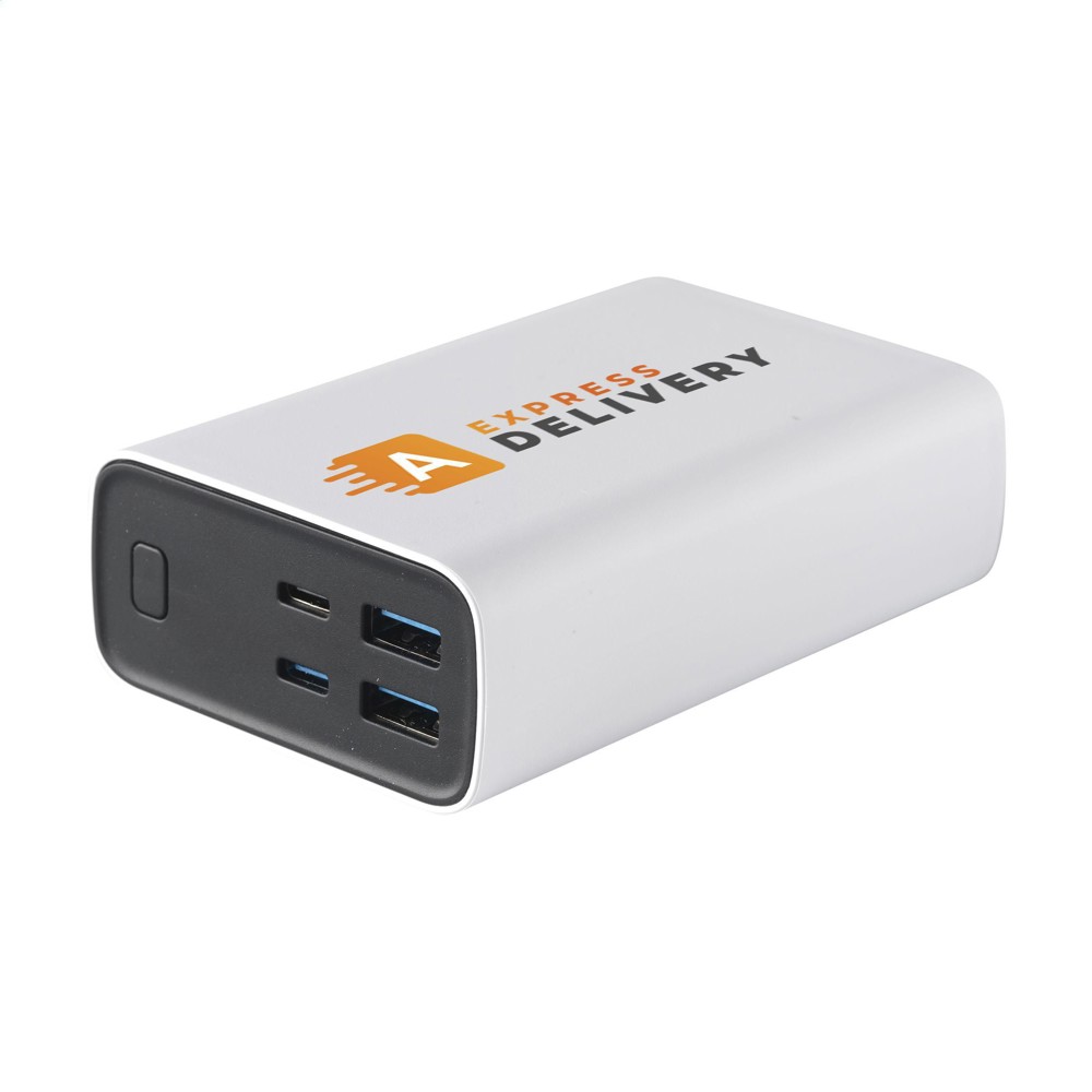 Powerbank RCS Recycled ABS 20000 Ladegerät - weiß