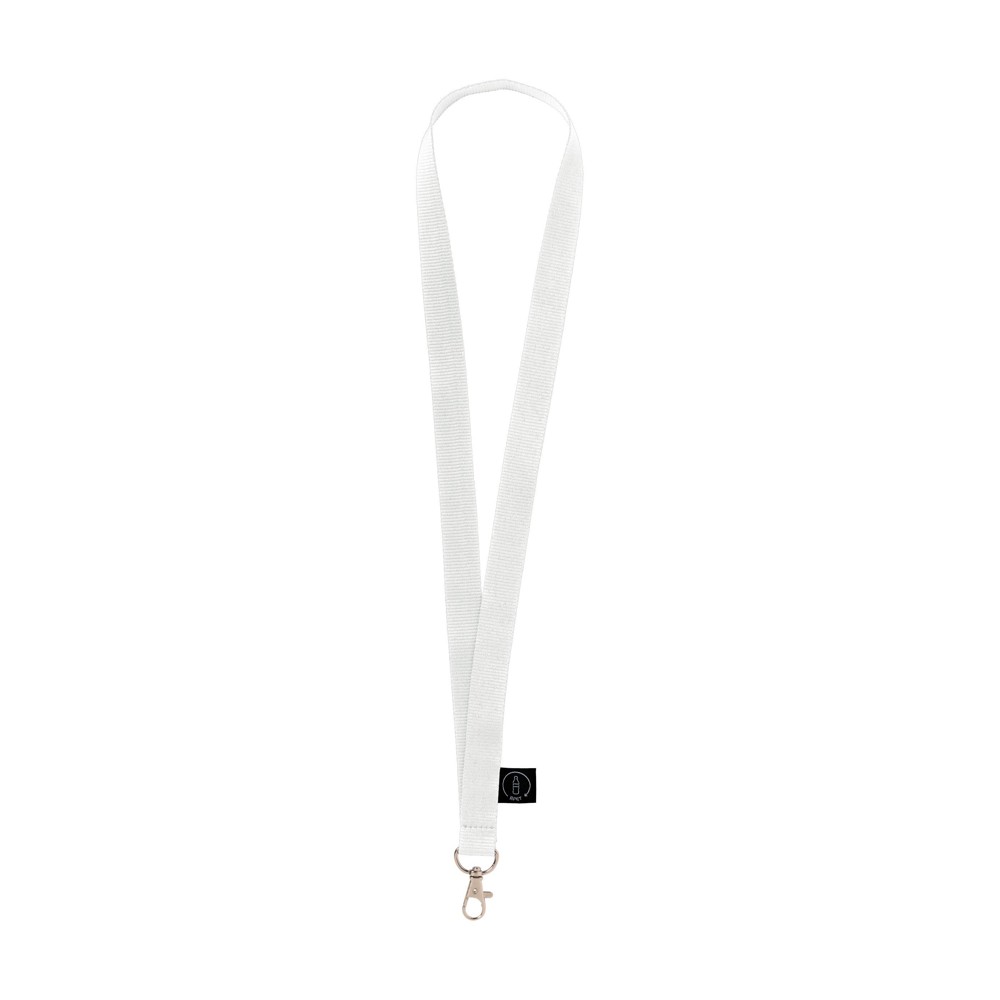 KeyCord Budget GRS RPET 2 cm - weiß