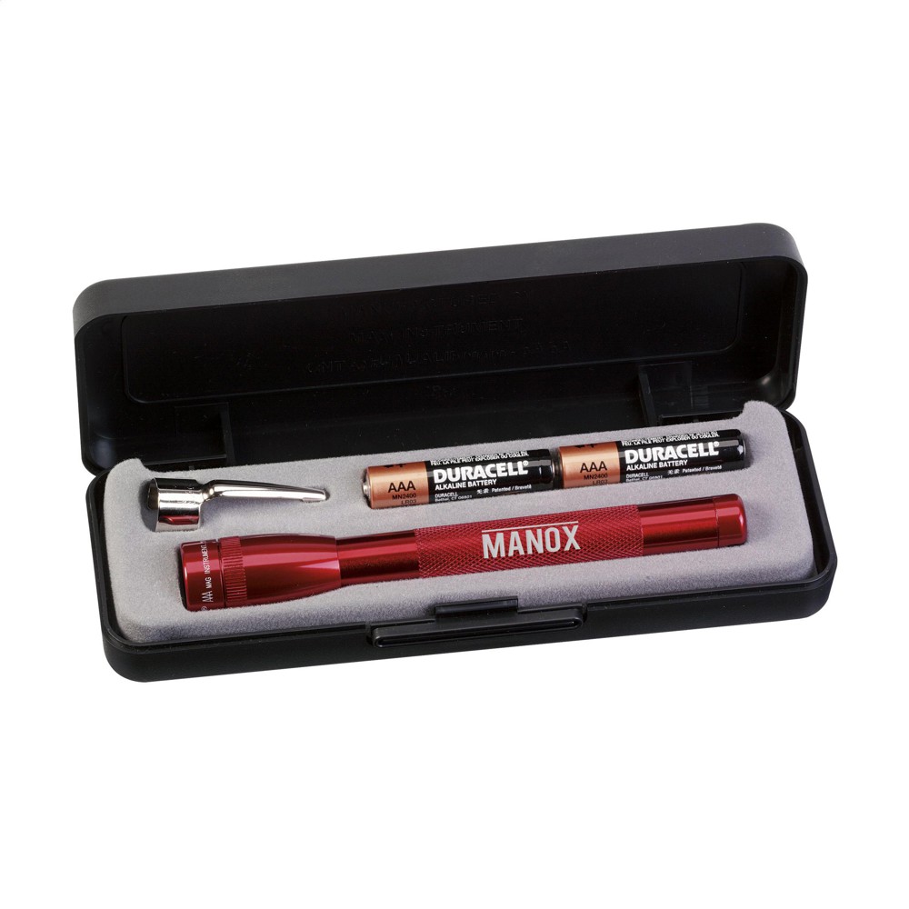 Mini Maglite® AAA Stablampe - rot (± PMS 193)