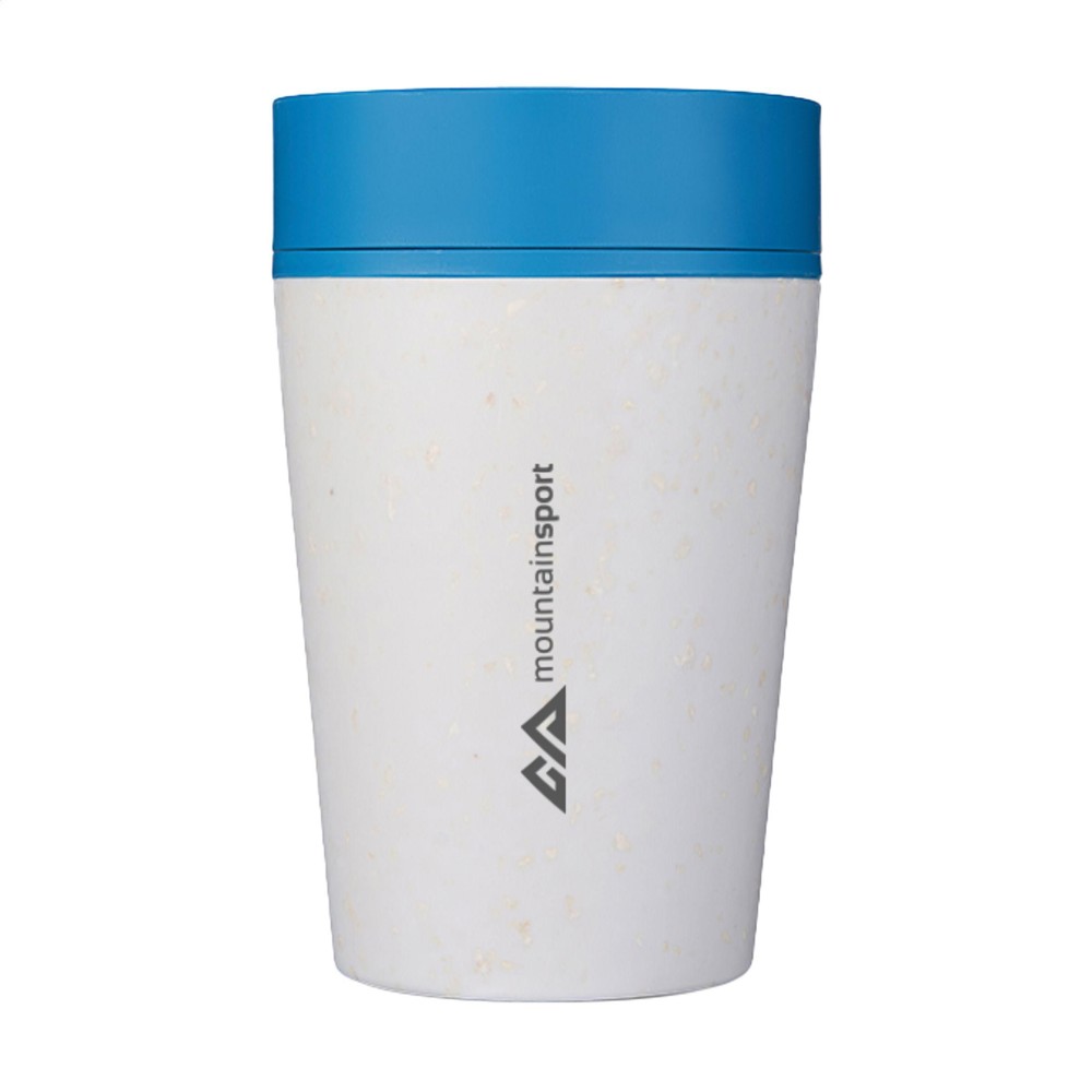Circular&Co Recycled Coffee Cup 227 ml Kaffeebecher - weiß/blau (± PMS 633U)