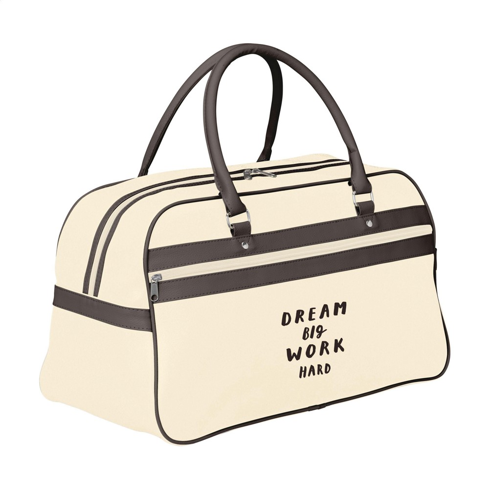 RetroSport Sporttasche - braun/beige