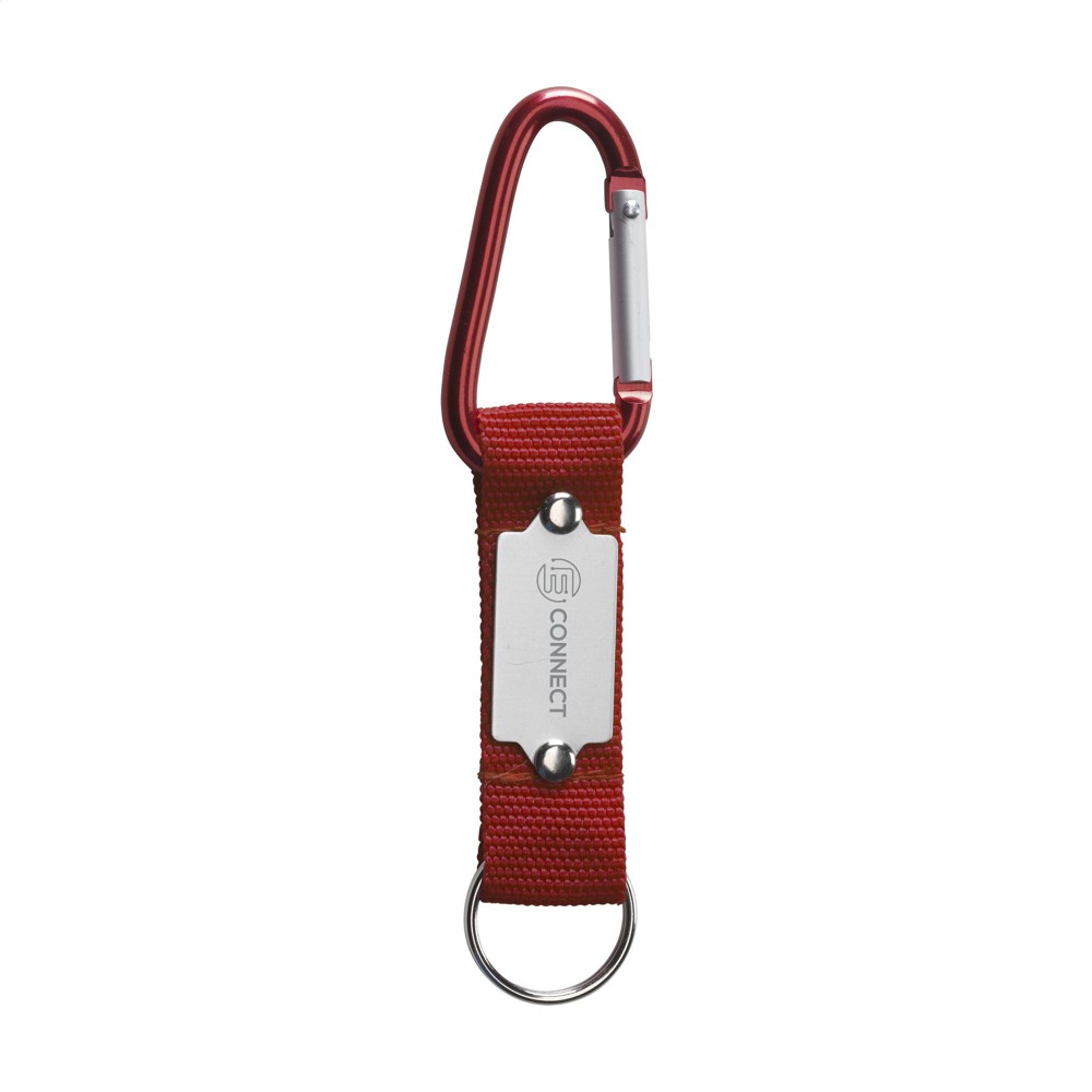 KeyTex Karabinerhaken - rot (± PMS 193)
