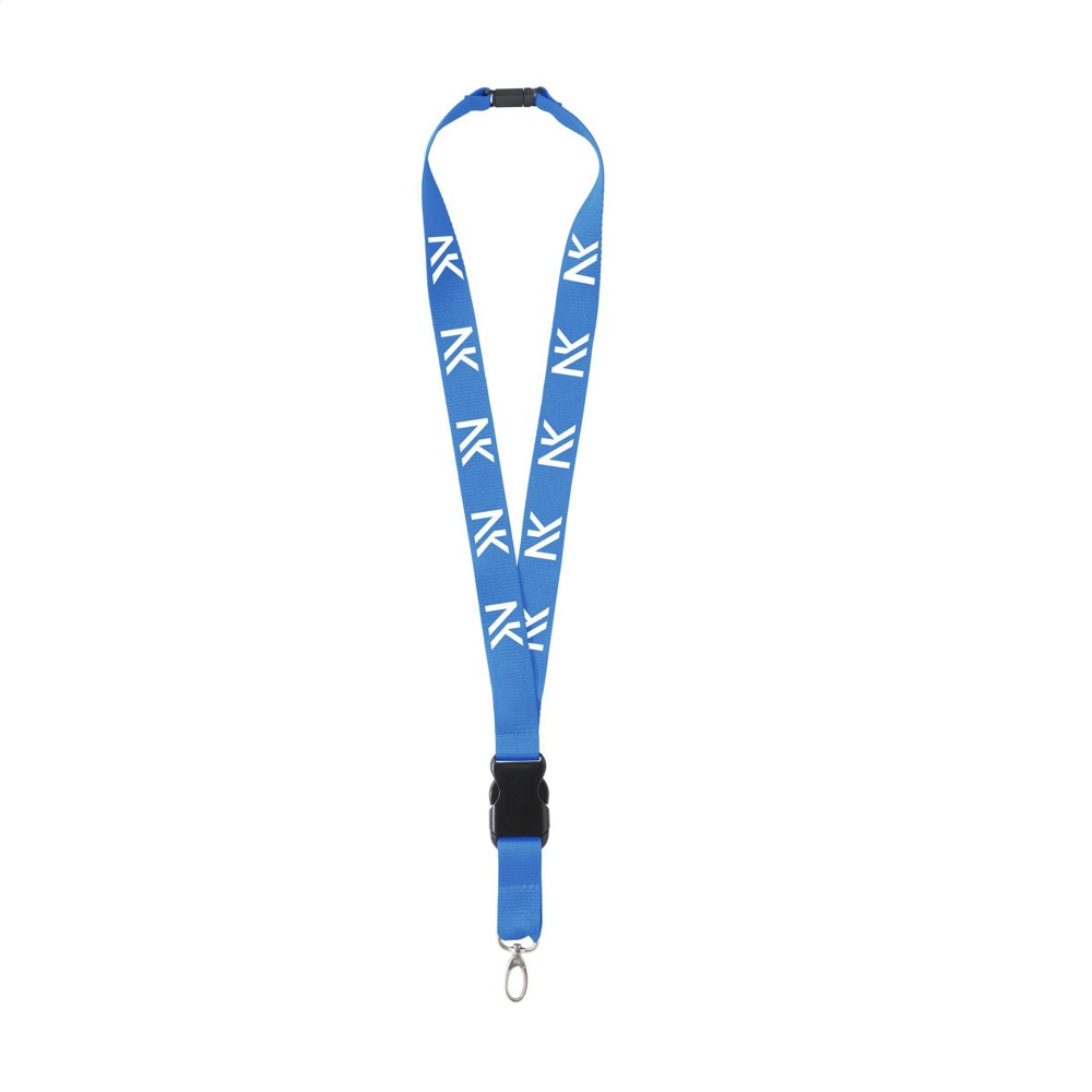KeyCordSafety 2,4 cm Schlüsselband - hellblau (± PMS 2184)