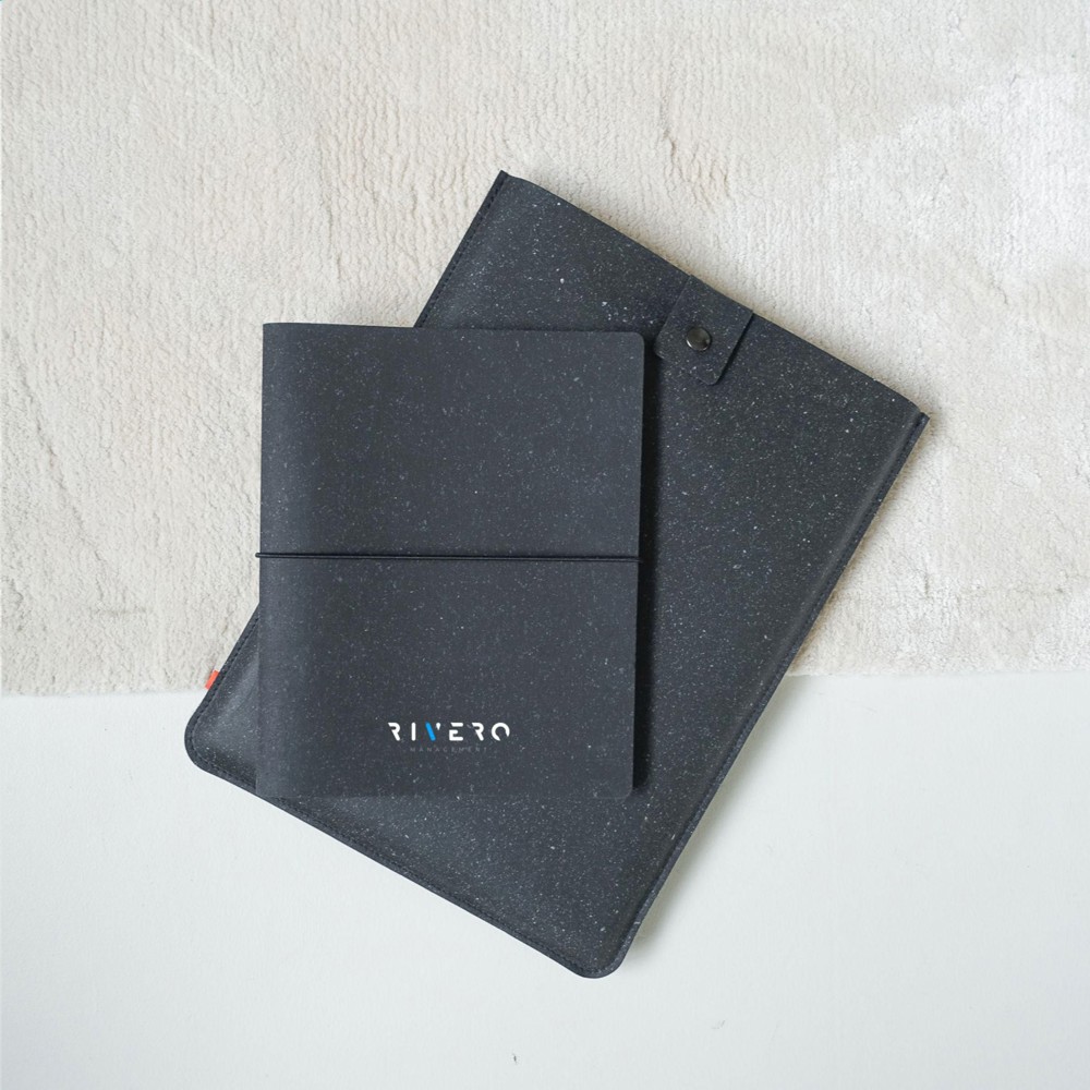 Recycled Leather Laptop Sleeve 16"
