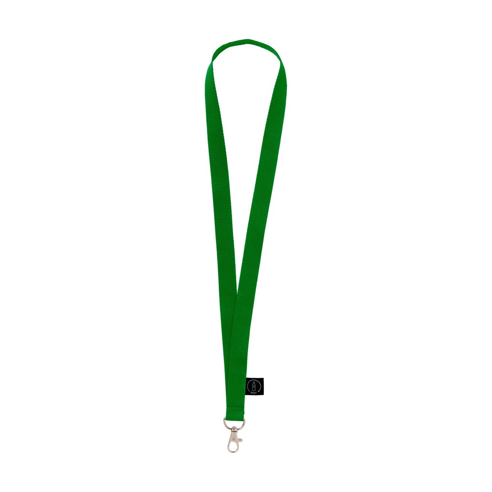 KeyCord Budget GRS RPET 2 cm - grün (± PMS 348C)