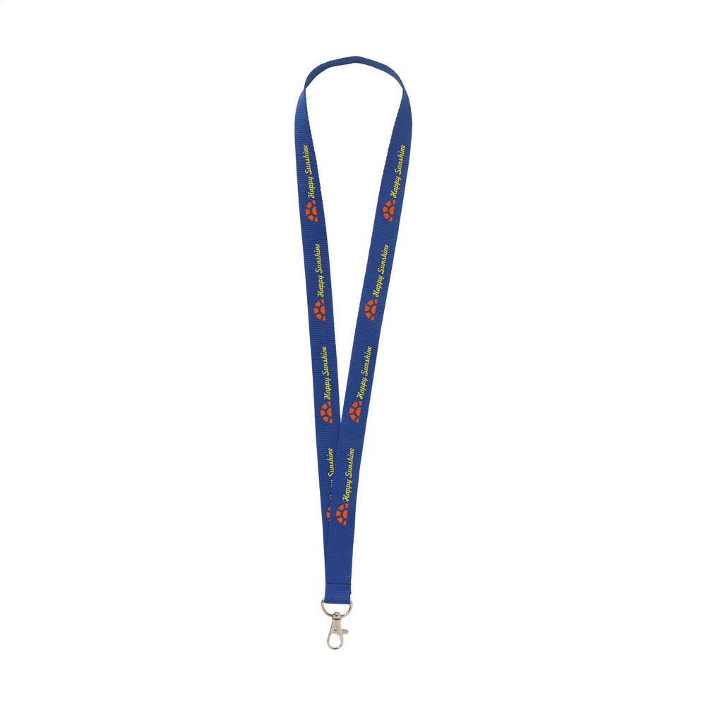 Keycord Budget 2 cm Schlüsselband - blau (± PMS 661)