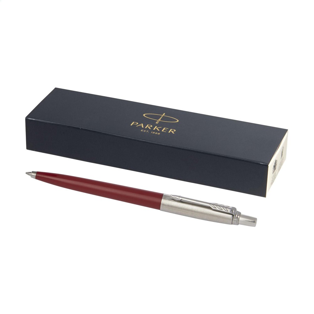 Parker Jotter Recycelter Kugelschreiber - blaue Tinte - rot (± PMS 7623C)
