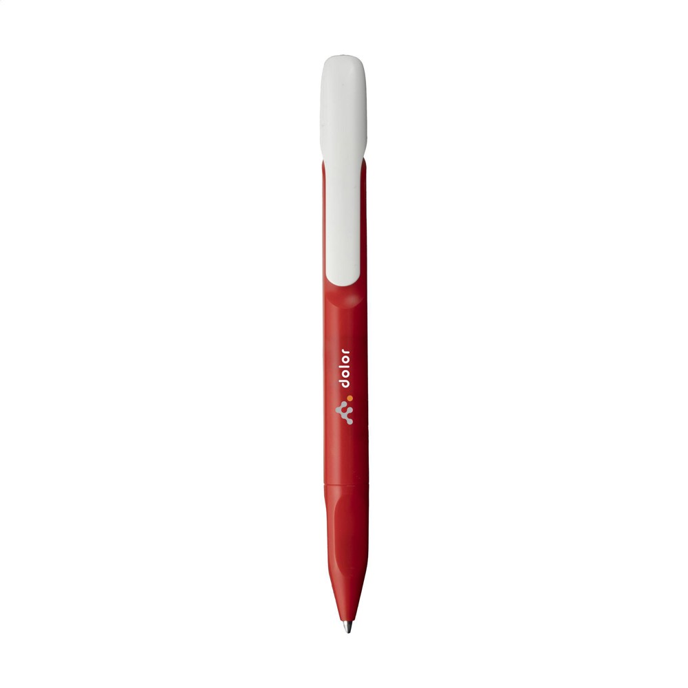 Senator Evoxx Polished Recycled White Clip - rot (± PMS 186)