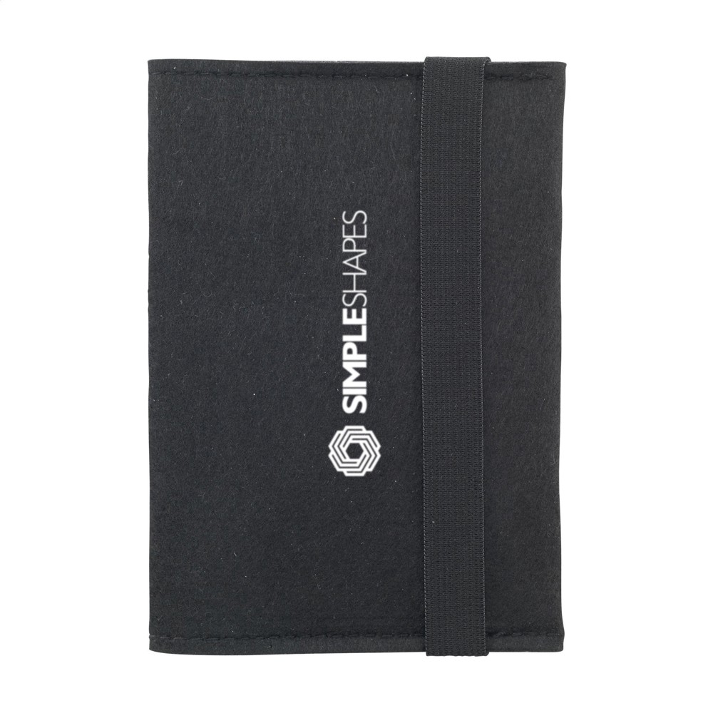 Identify GRS RPET Felt Ausweishülle - schwarz