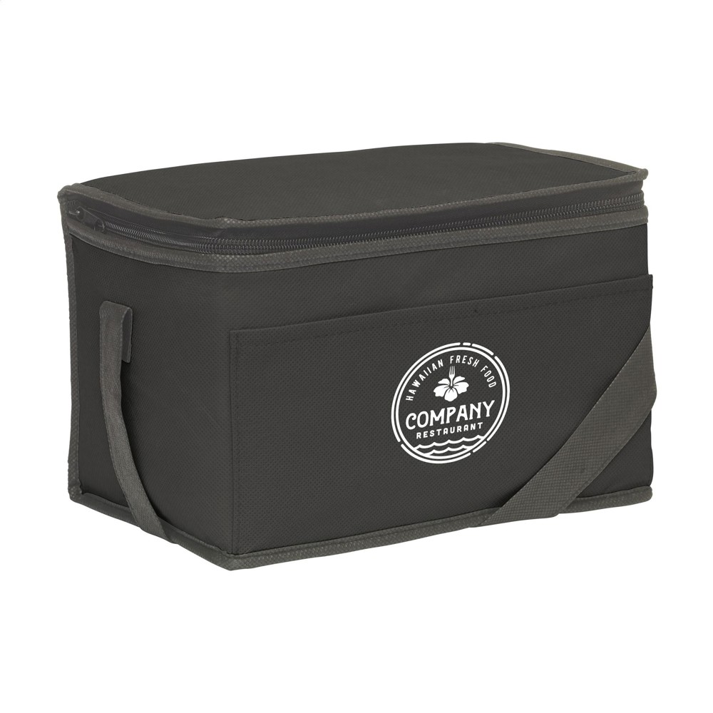 Keep-it-Cool GRS RPET Kühltasche - schwarz (± PMS Black 6C)