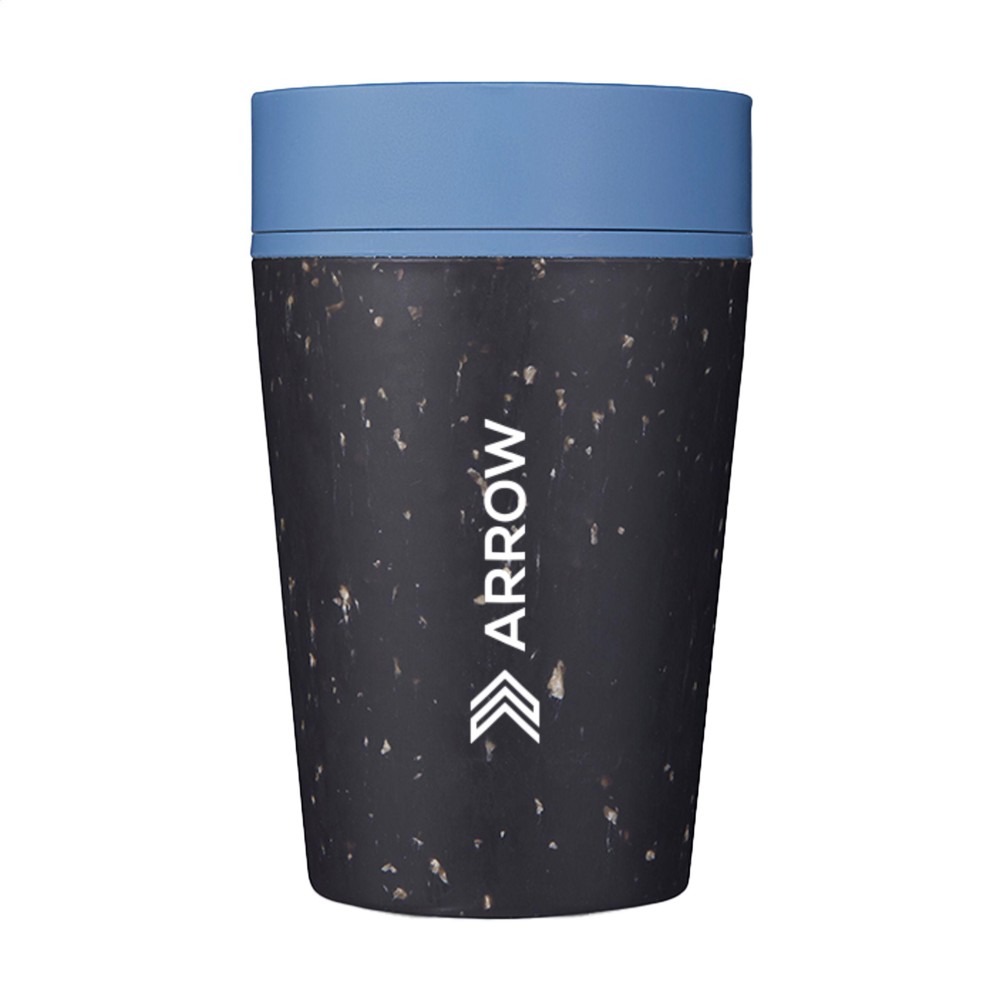 Circular&Co Recycled Coffee Cup 227 ml Kaffeebecher - grau blau (± PMS 2159U)
