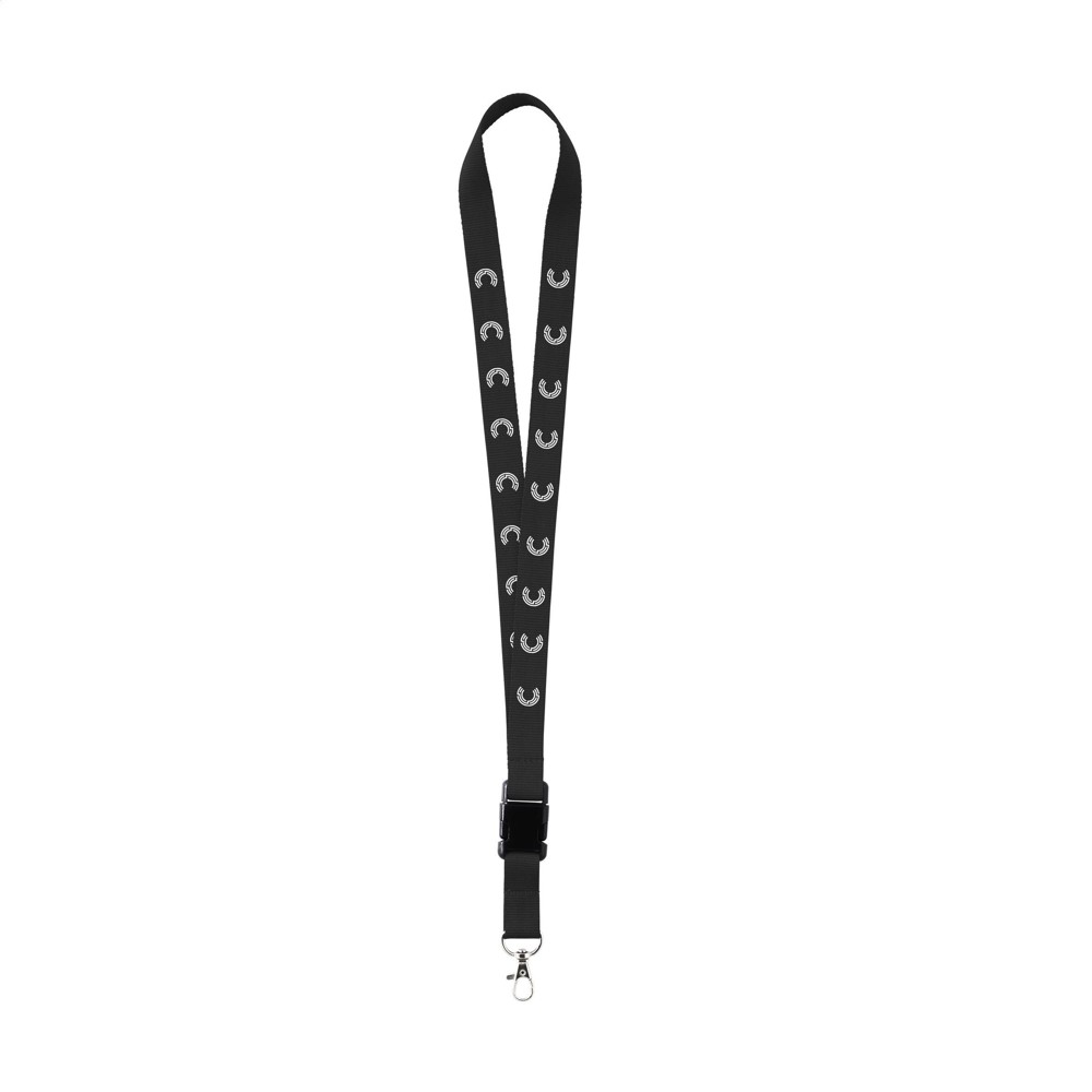 KeyCord 2 cm Schlüsselband - schwarz (± PMS Black)