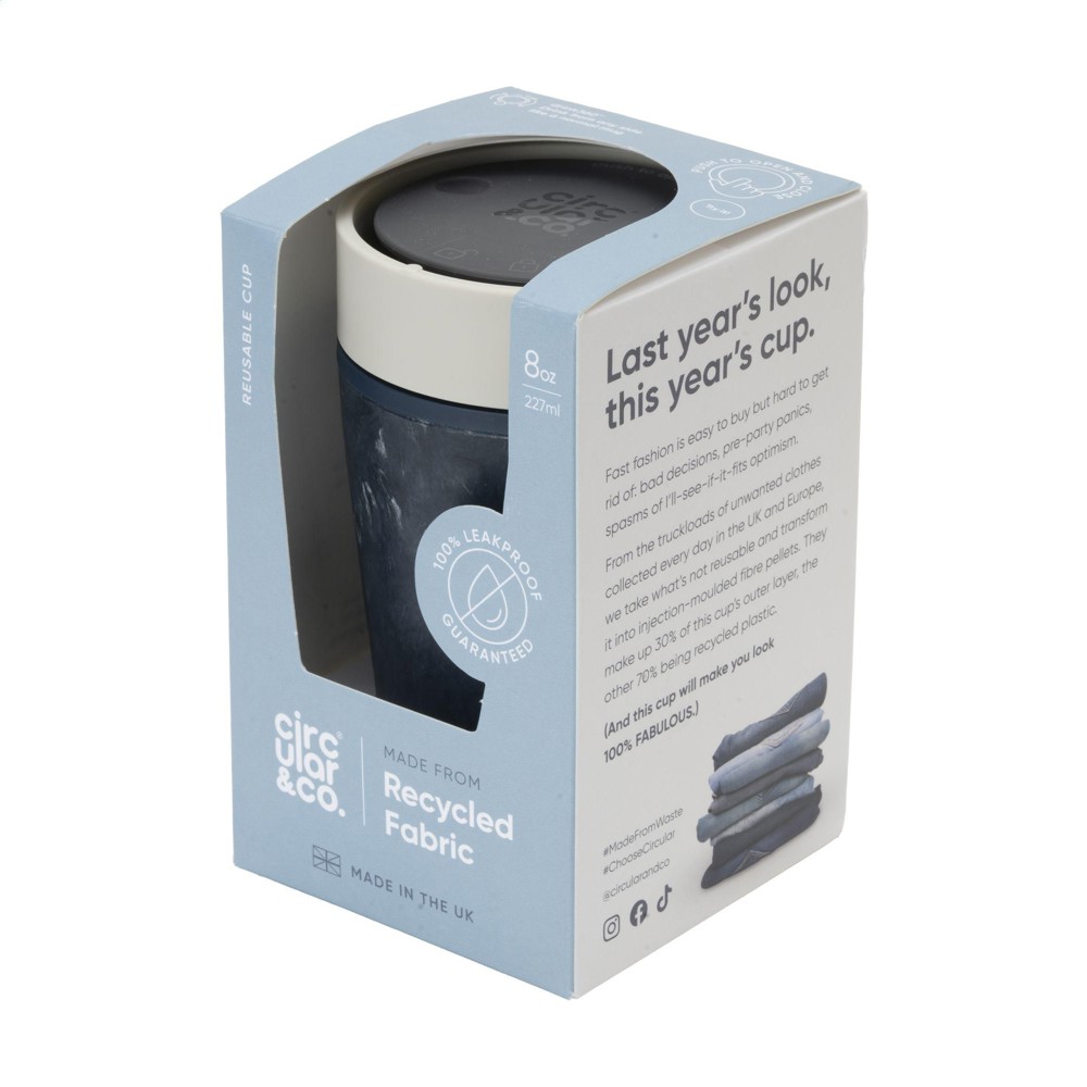 Circular&Co. Coffee Cup Fabric Waste 227 ml Becher