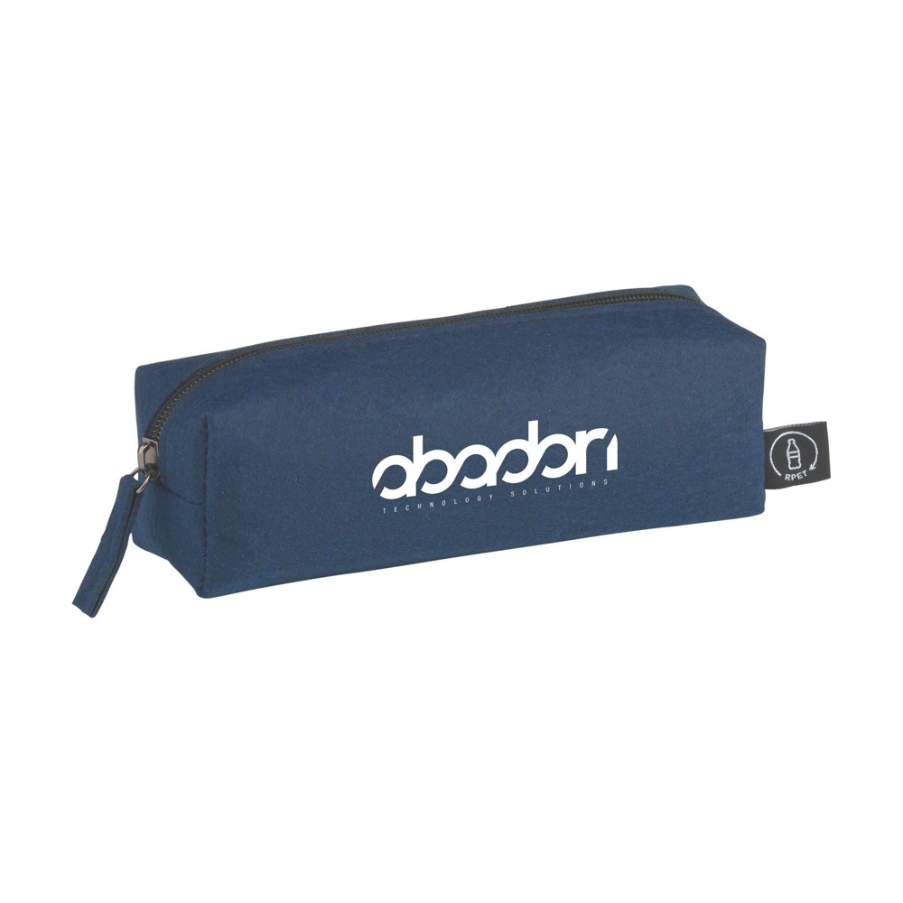 Pencil Case GRS RPET Felt Federmäppchen - dunkel blau (± PMS 282C)
