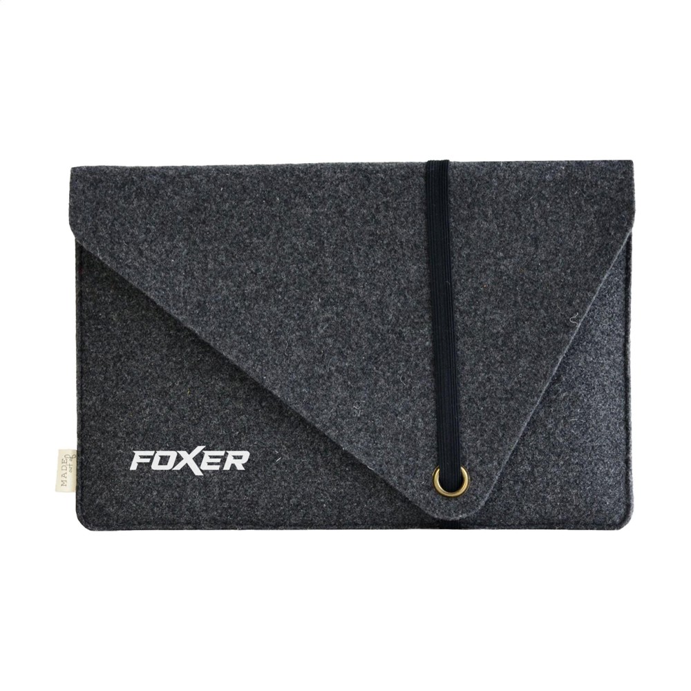Recycled Felt Laptop Sleeve 14" - schwarz
