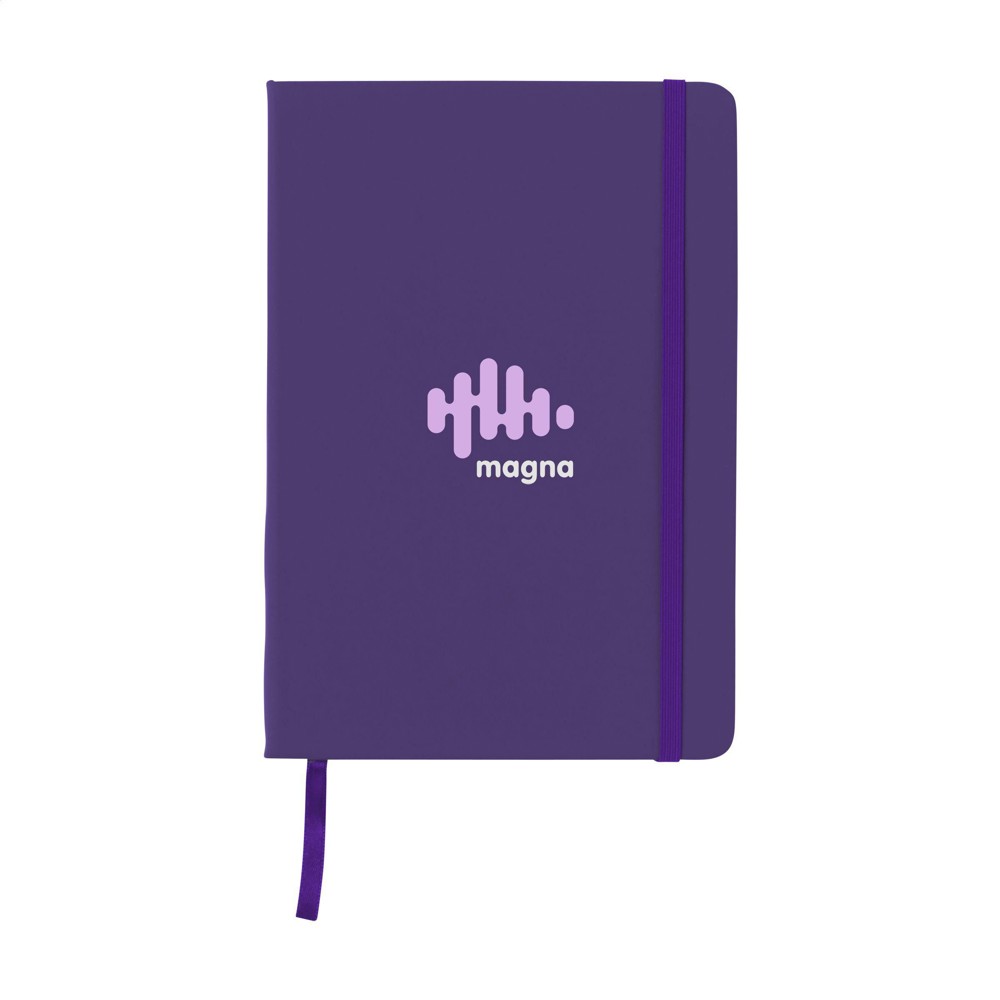 BudgetNote A5 Lines Notizbuch - violett (± PMS 268C)