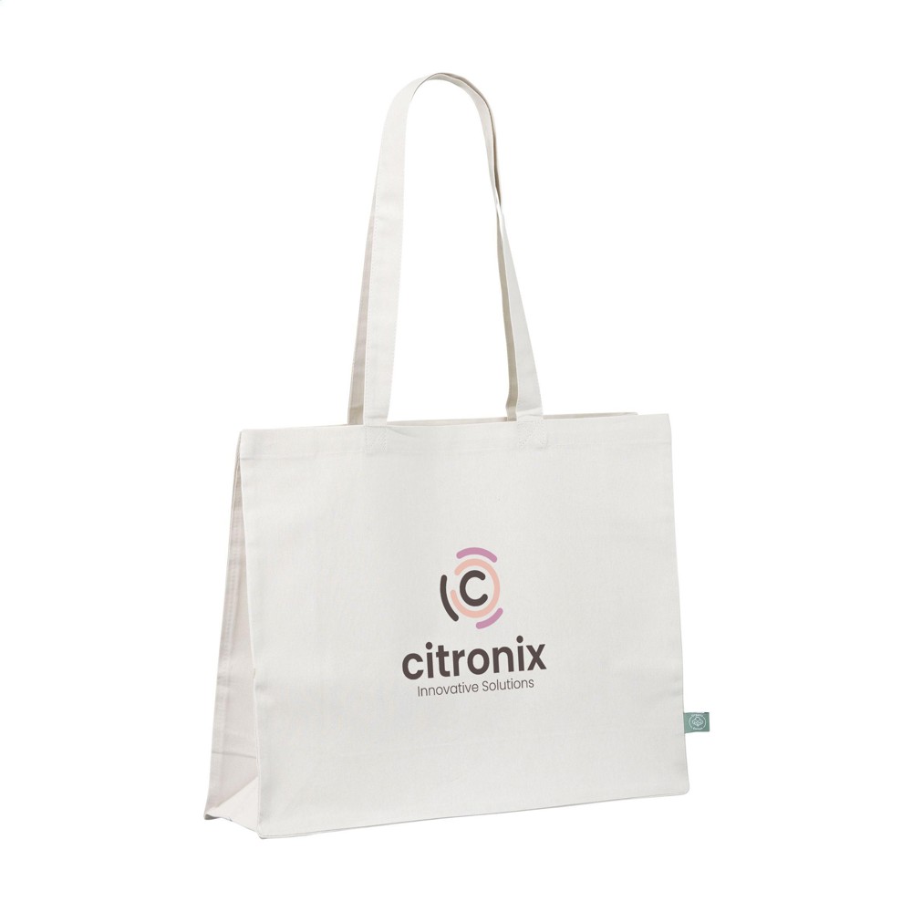 ECO Shopper Organic Cotton (180 g/m²) Tasche - hellgrau (± PMS Cool Gray 2C)