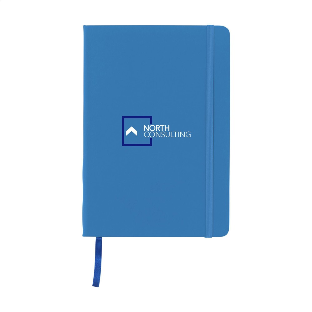 BudgetNote A5 Lines Notizbuch - hellblau (± PMS 7461C)