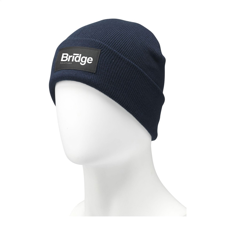 Stavanger GRS RPET Beanie Mütze - blau (± PMS 533C)