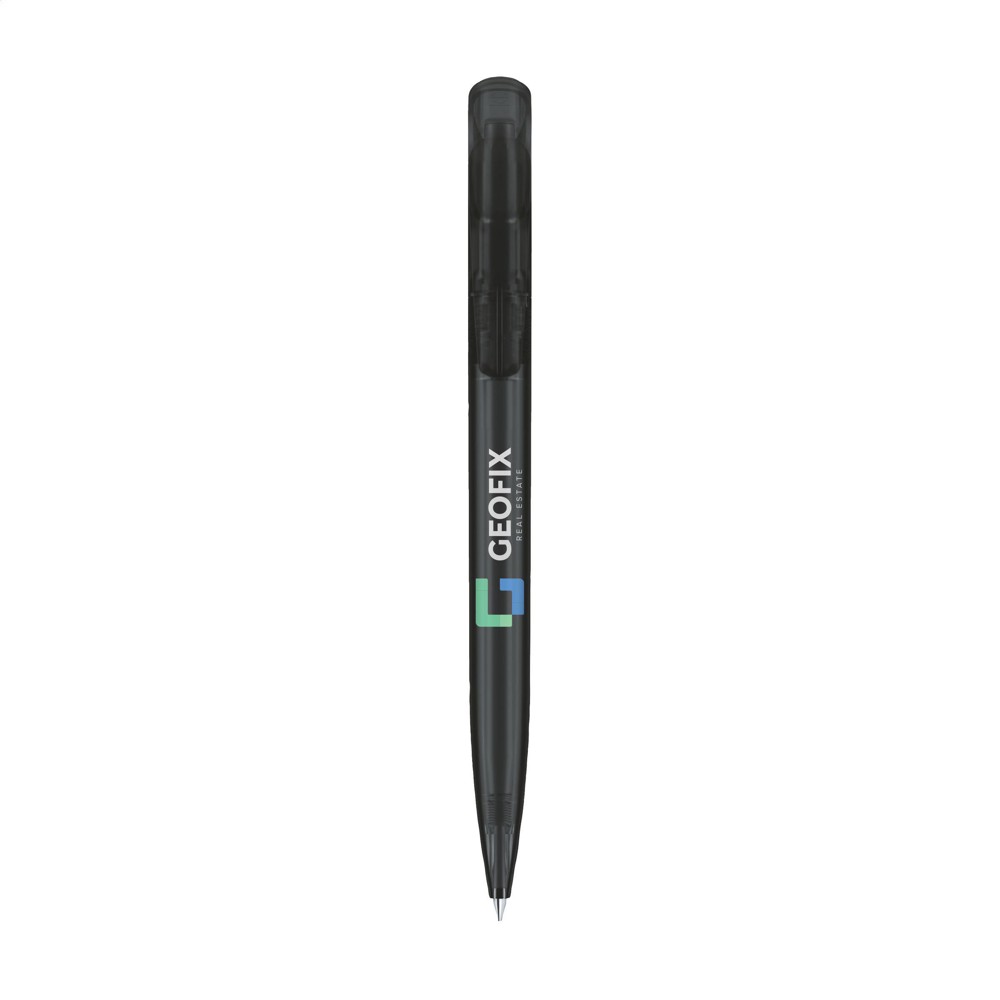 Senator Challenger Frosted Kugelschreiber - schwarz (± PMS Black)