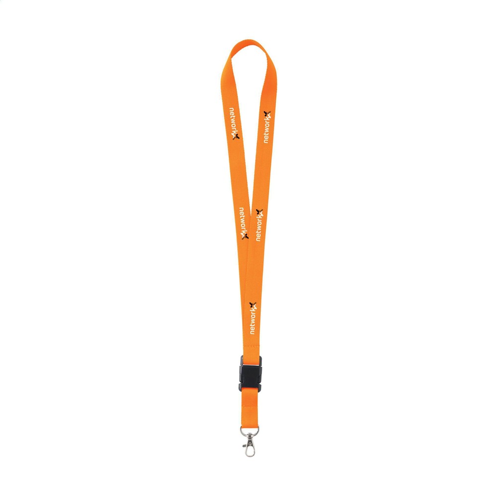 KeyCord 2 cm Schlüsselband - neonorange (± PMS 166)