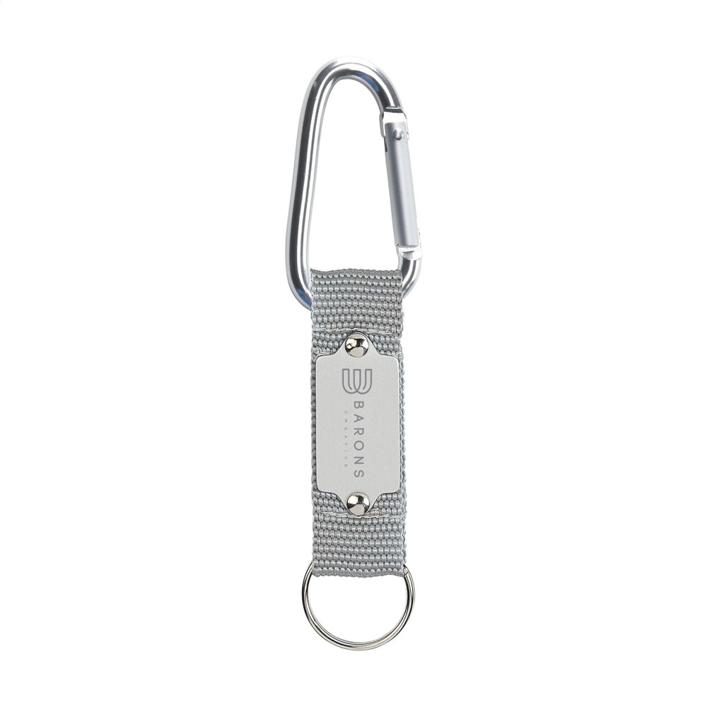 KeyTex Karabinerhaken - grau (± PMS Cool Gray 5)
