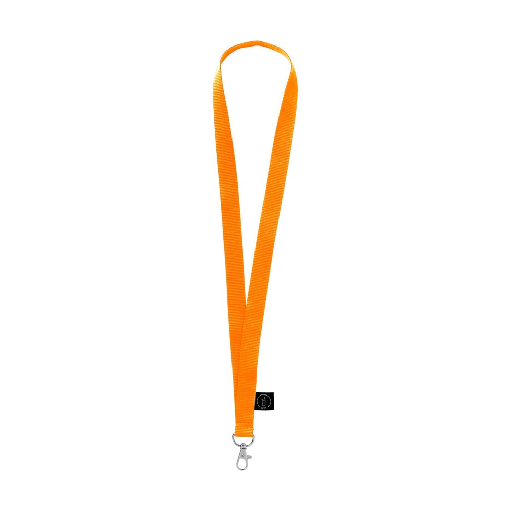 KeyCord Budget GRS RPET 2 cm - orange (± PMS 1505C)