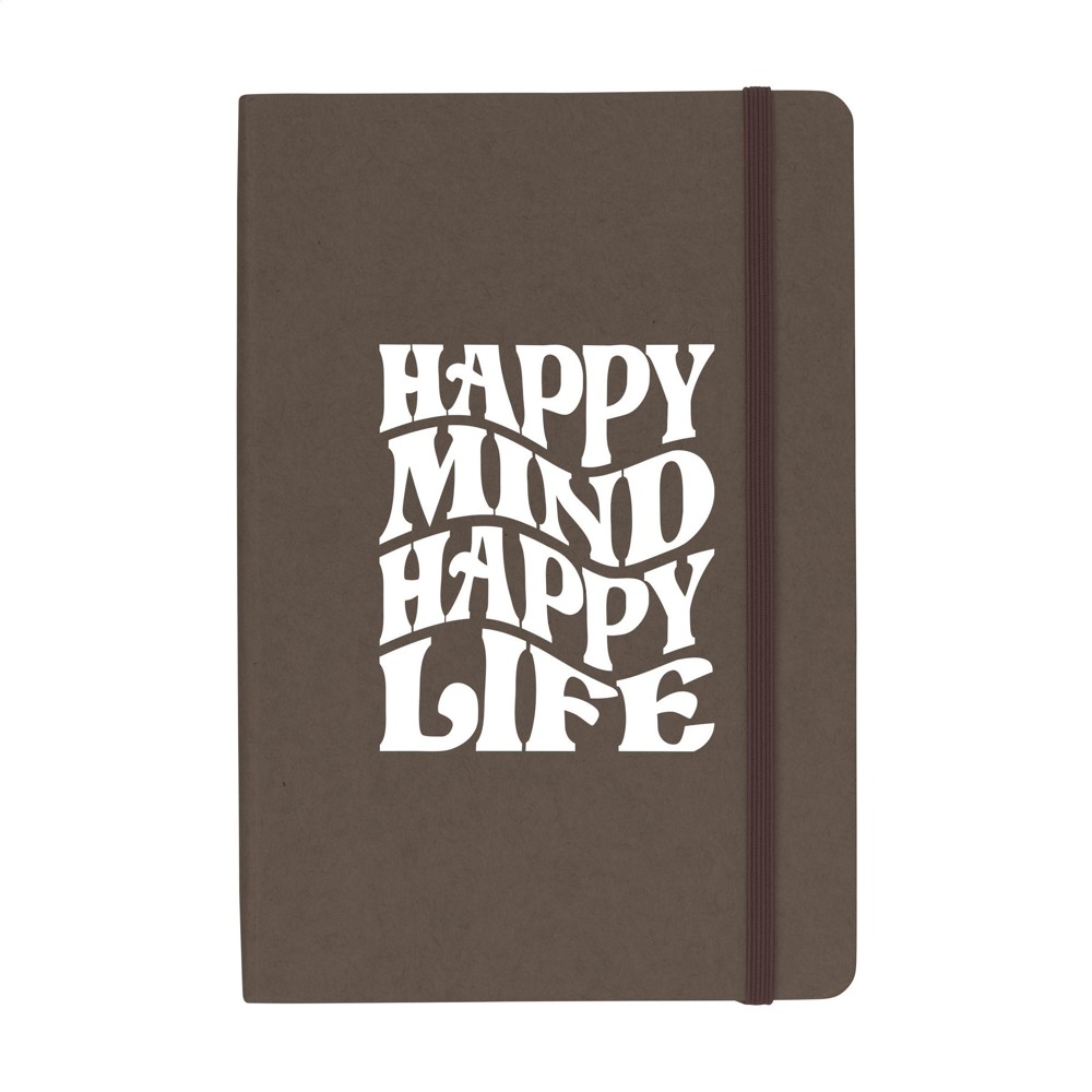CraftCover Notebook A5 Notizbuch - braun (± PMS 7519C)