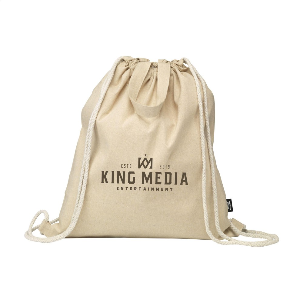 GRS Recycled Cotton PromoBag Plus (180 g/m²) Rucksack - neutral