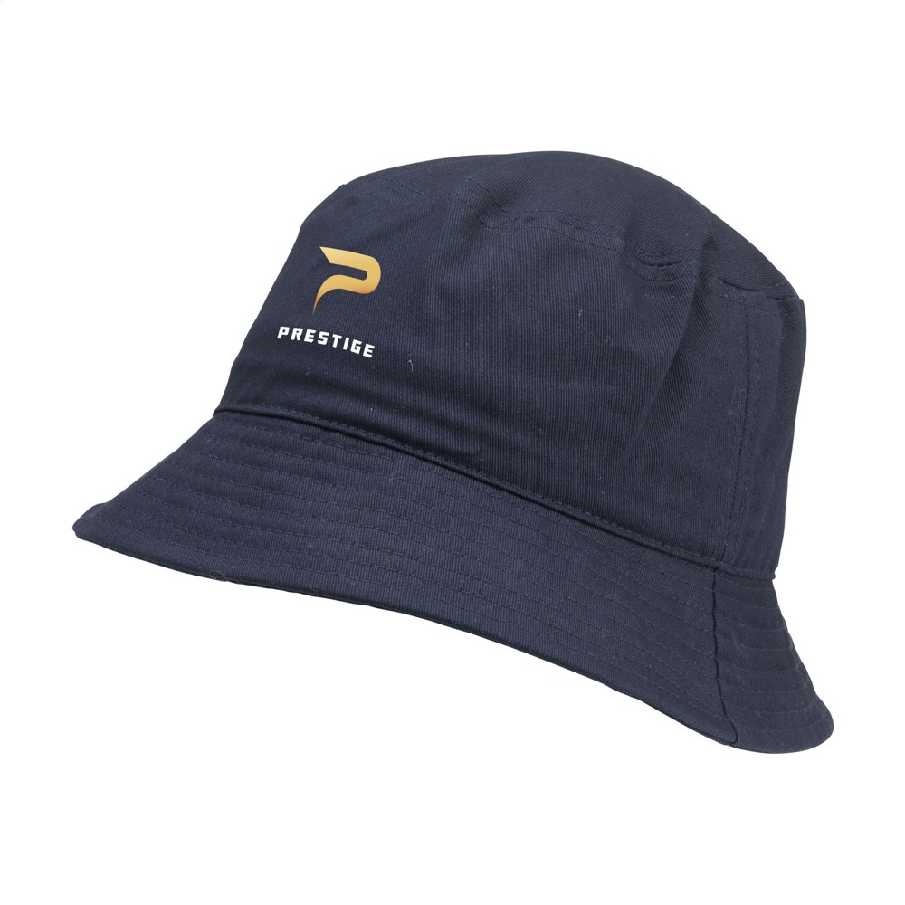 Harber GRS Recycled Bucket Hat - marineblau (± PMS 2767 C)